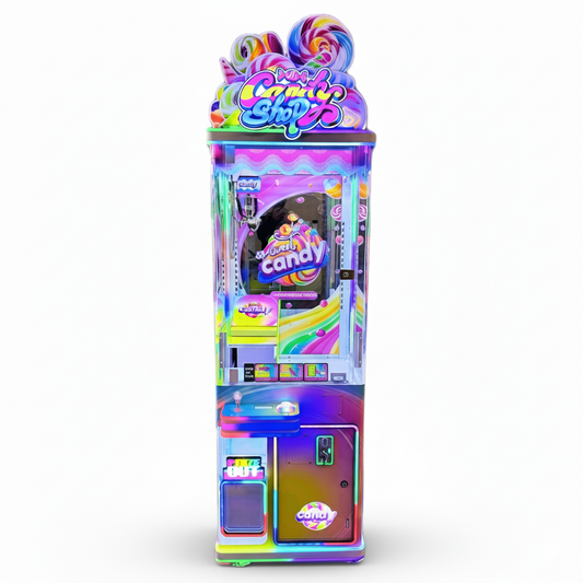 Candy Shop 25" Claw Crane Machine Product Image Front View 