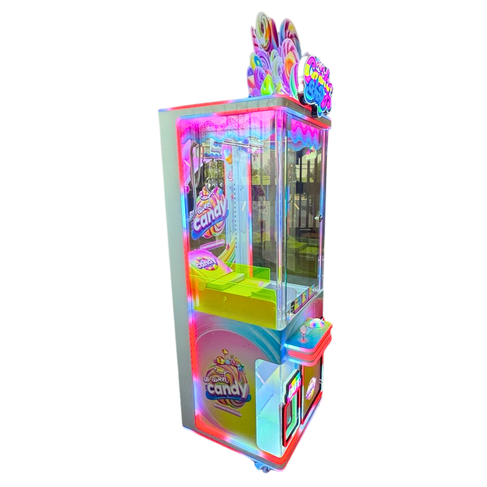 Candy Shop 25" Claw Crane Machine Product Image Left Angle View 