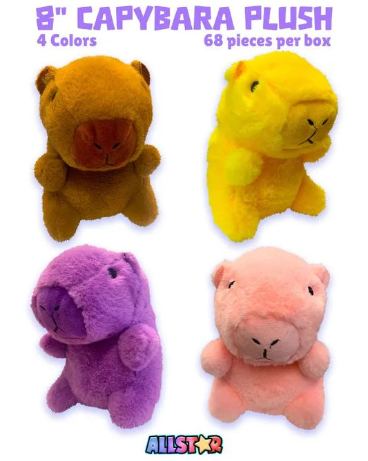 Capybara 8" Plush Mix (68ct.)