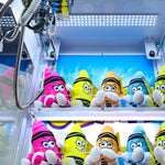 Claw Mania Jr 24" Crane Machine Claw and Plush Close Up