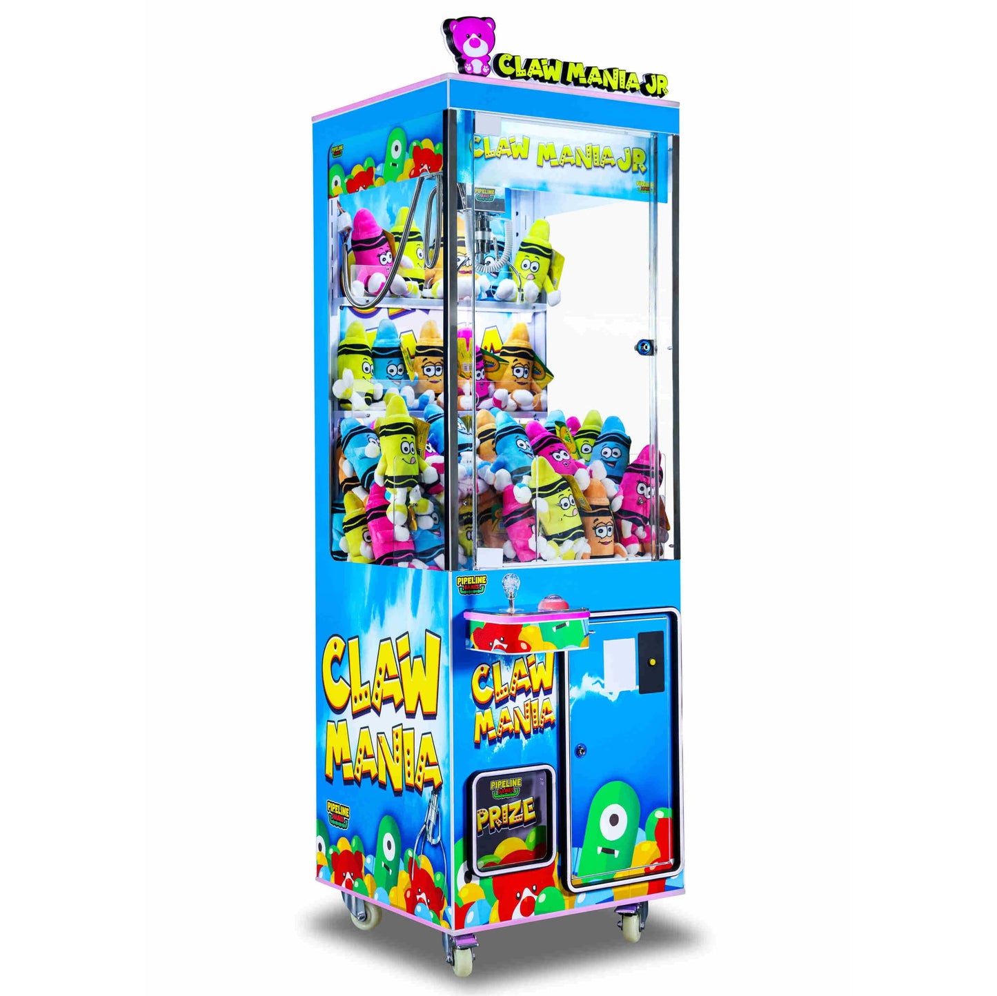 Claw Mania Jr 24" Crane Machine Left Side Angle Product Image