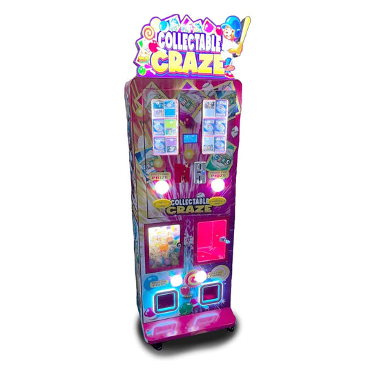 Collectable Craze Trading Card & Bulk Item Vending Machine Front Angle View Product Image