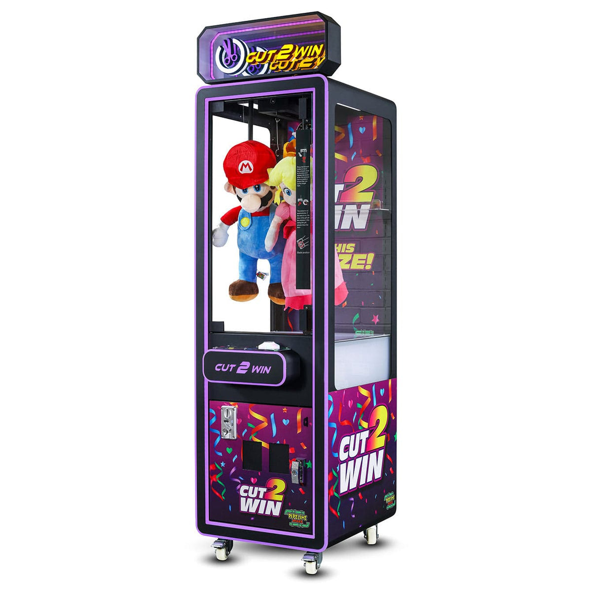 Mega Cutter Arcade Machine Cut 2 Win Mini Arcade Machine | Game Cabinet | Gumball.com