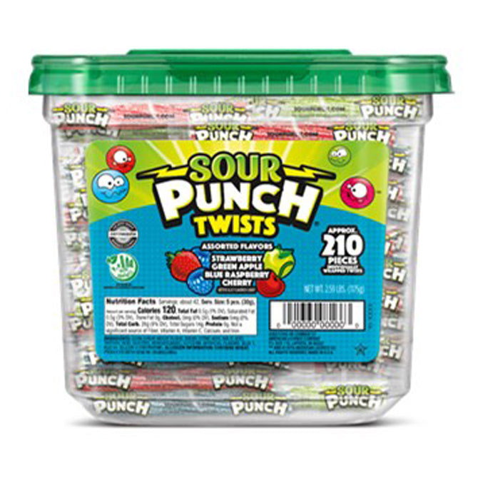 Sour Punch Twists® Jar