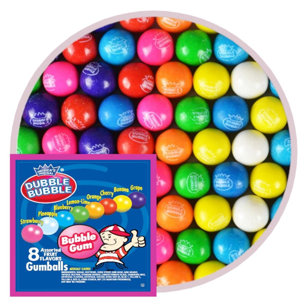 Dubble Bubble Assorted Gumballs (.56"/5800 count)
