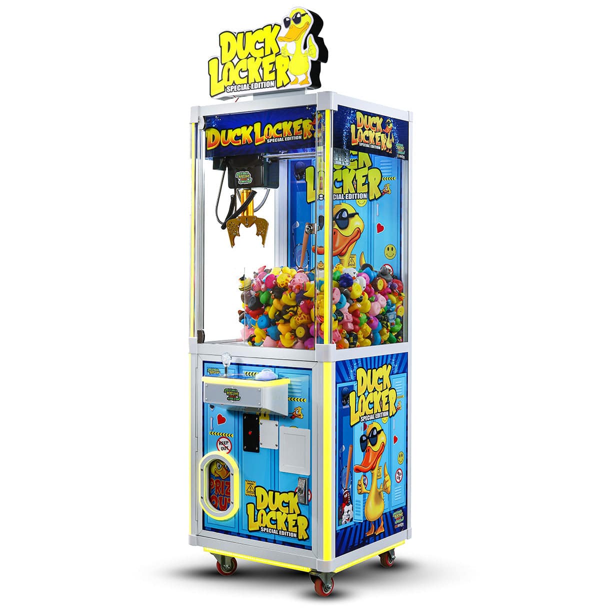 Duck Locker SE 24" Crane Machine Right Side Angle Product Image