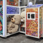 E-Claw Big E Crane Claw Machine Arcade Game Product Image Prize Door and Controls Bear