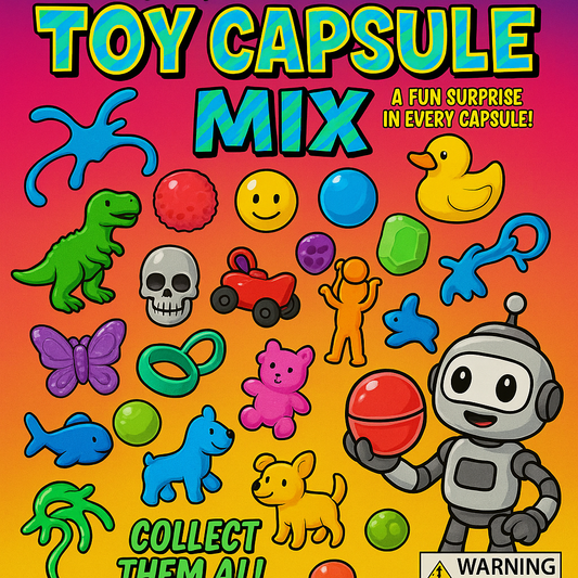 Economy Toy Mix 1.97" Round Capsules Product Image