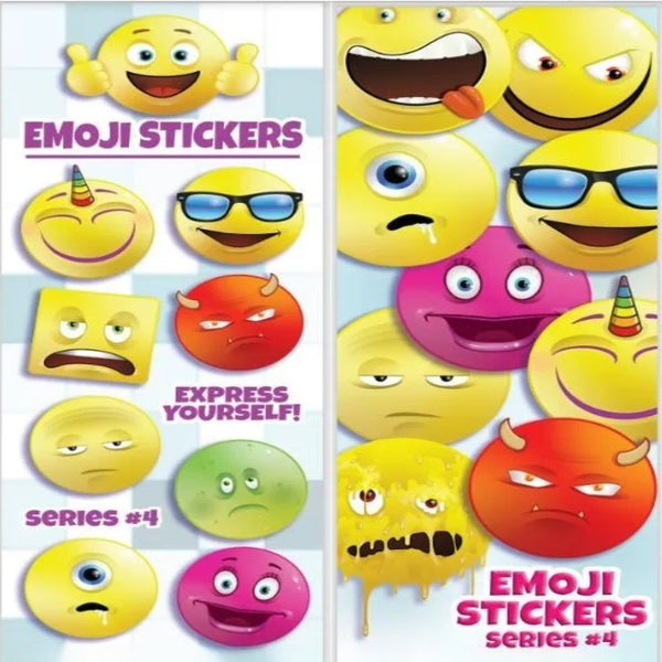 Emoji Sticker 4 folding card