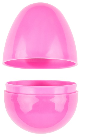 Empty Pink Easter Eggs 2000 Pc Per Case Product Image