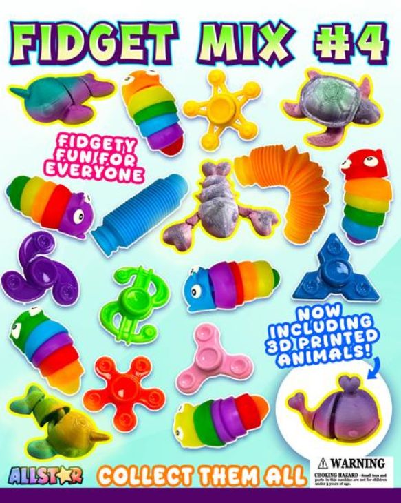 Fidget Mix #4 2" Capsules