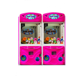 Fun Zone 60" 2-Player Crane Machine Pink Front View