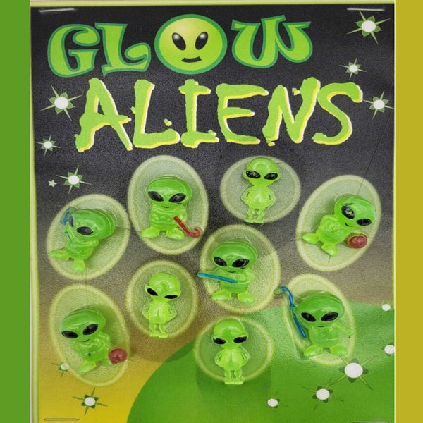 Green display card for glow aliens