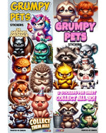 Grumpy Pets Stickers