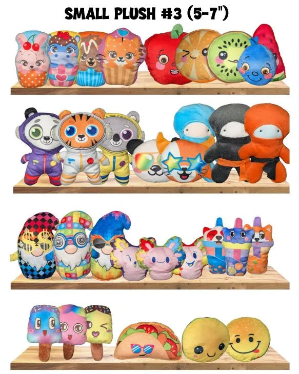 Small 5"-7" Plush Mix Series #3 (296ct.)