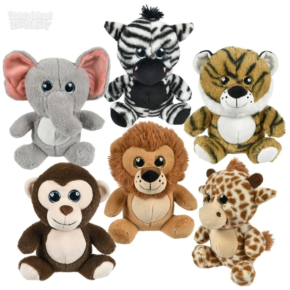 Jungle Animal 7" Small Plush Mix (90 ct.)