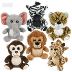 Jungle Animal 7" Small Plush Mix (90 ct.)