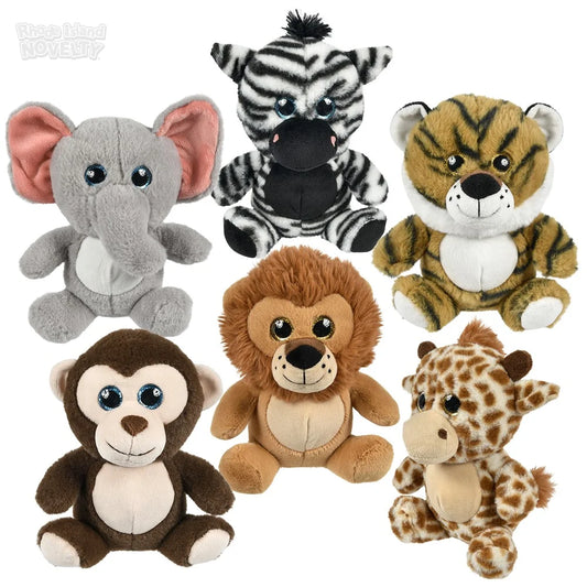 Jungle Animal 7" Small Plush Mix (90 ct.)