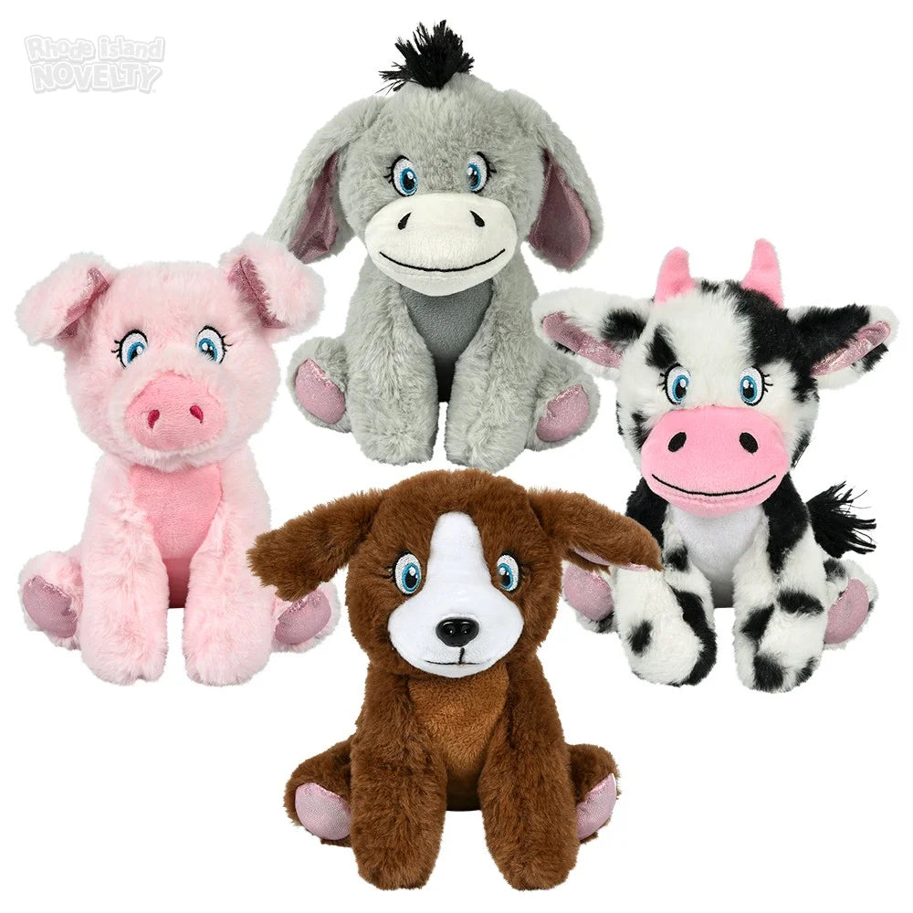 Farm Animal 8" Medium Plush Mix (96 ct.)