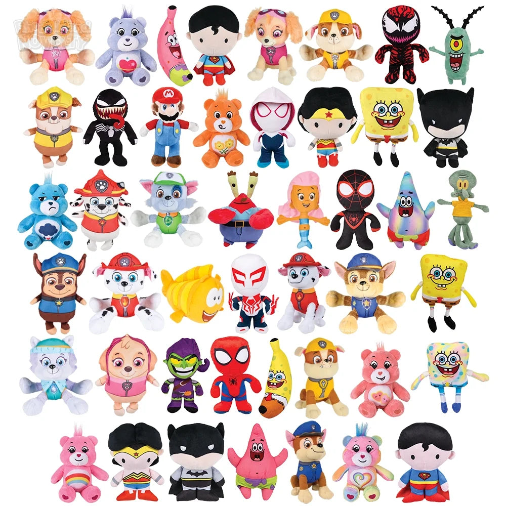 100% Licensed 7" - 9" Small Plush Mix (144 ct.)