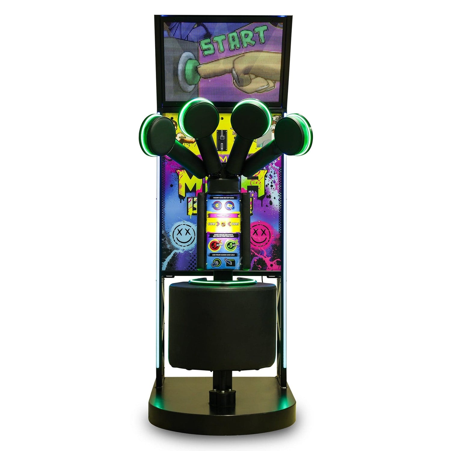 MMA - Kick & Punch Arcade Game Machine Front Side Angle Product image