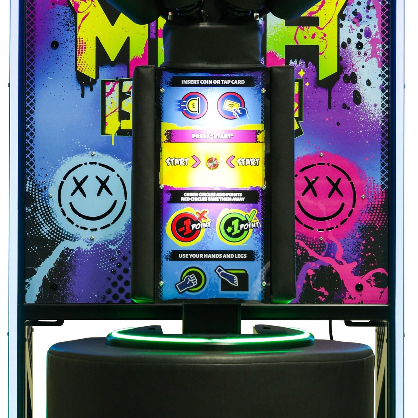 MMA - Kick & Punch Arcade Game Machine How to Play Close Up Product image