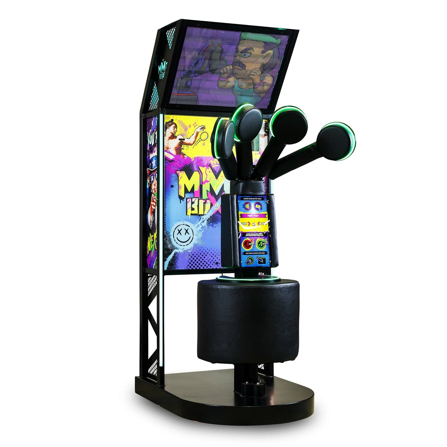 MMA - Kick & Punch Arcade Game Machine Left Side Angle Product image