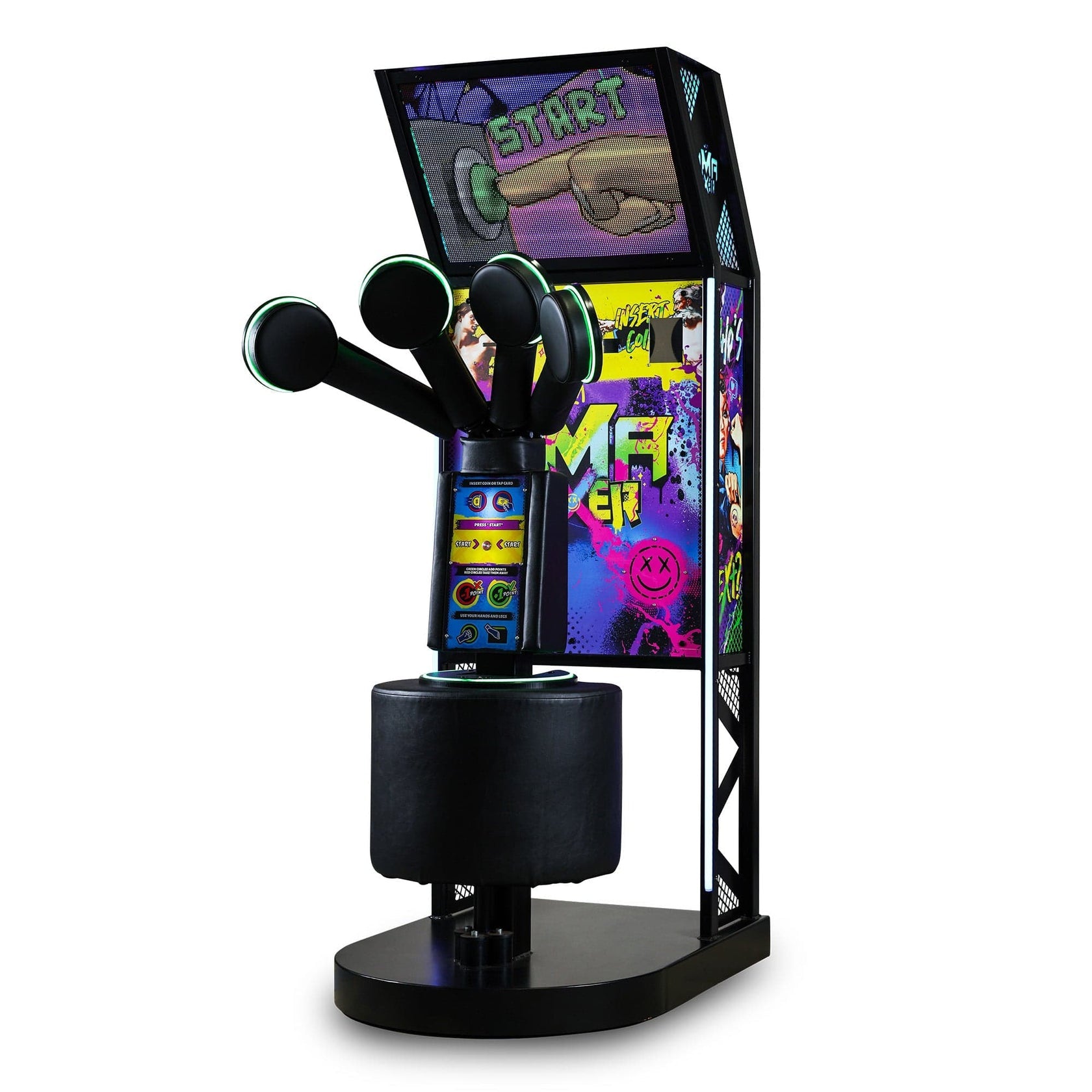 MMA - Kick & Punch Arcade Machine | Game Cabinet | Gumball.com