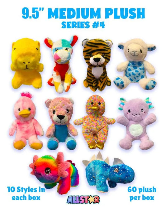 Medium 9.5" Plush Mix Series #4 (60ct.)