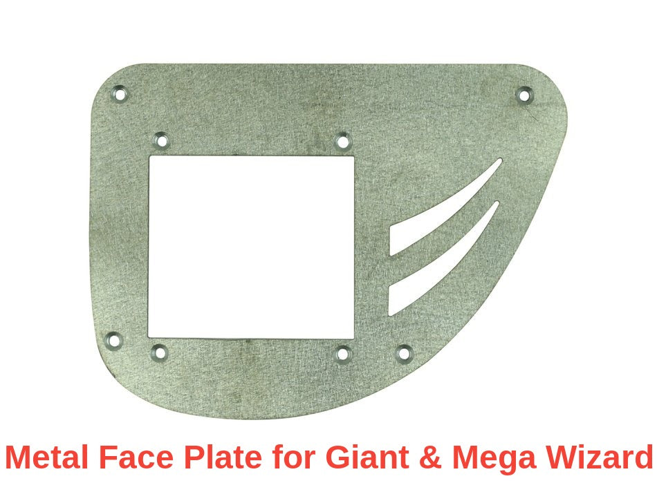 Metal Face Plate for Giant Mega Triple Play Wizard Spiral Gumball Machine