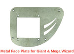 Metal Face Plate for Giant Mega Triple Play Wizard Spiral Gumball Machine