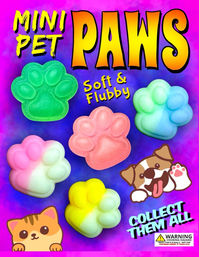 Mini Pet Paws 1" Capsules Product Image
