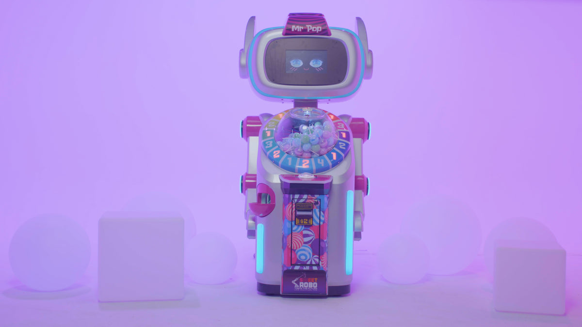 Mr. Pop the Robotic Lollipop Vending Machine | Gumball.com