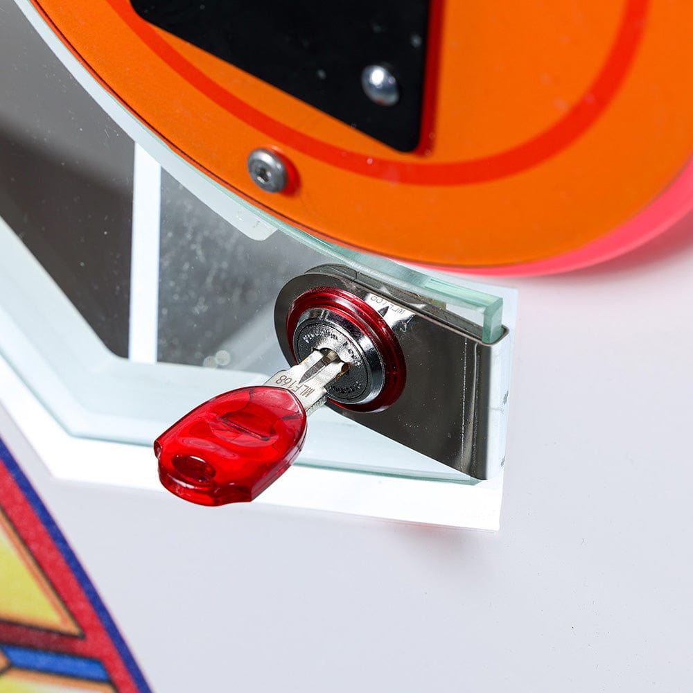 Poke A Prize Arcade Cabinet Game Machine Key Close Up
