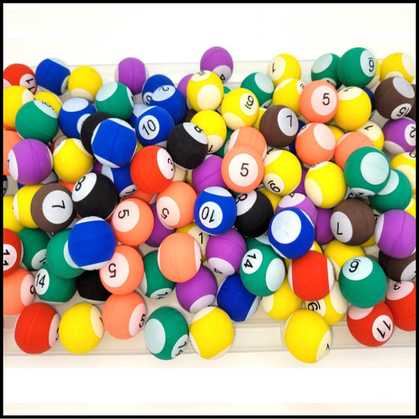 27 MM Pool Balls Mix|