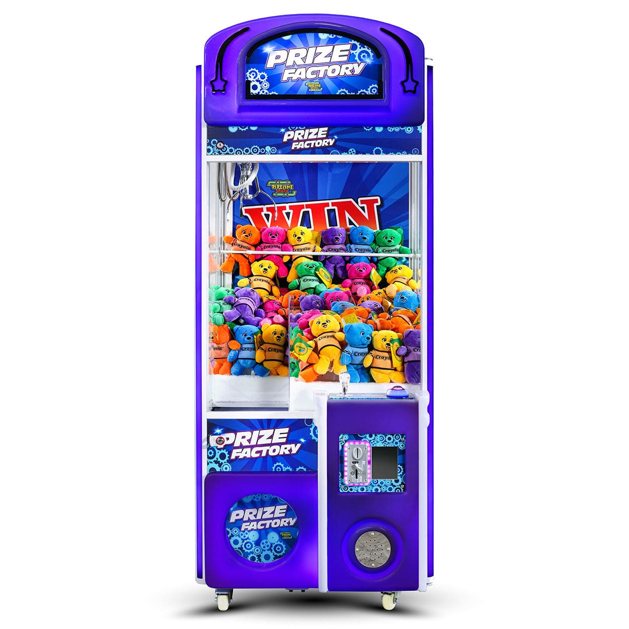 Prize Factory 36" Crane Machine Front Angle View Product image