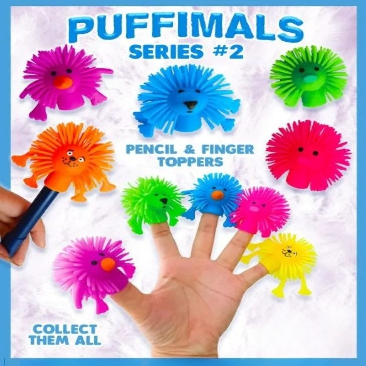 White display card for Puffimals