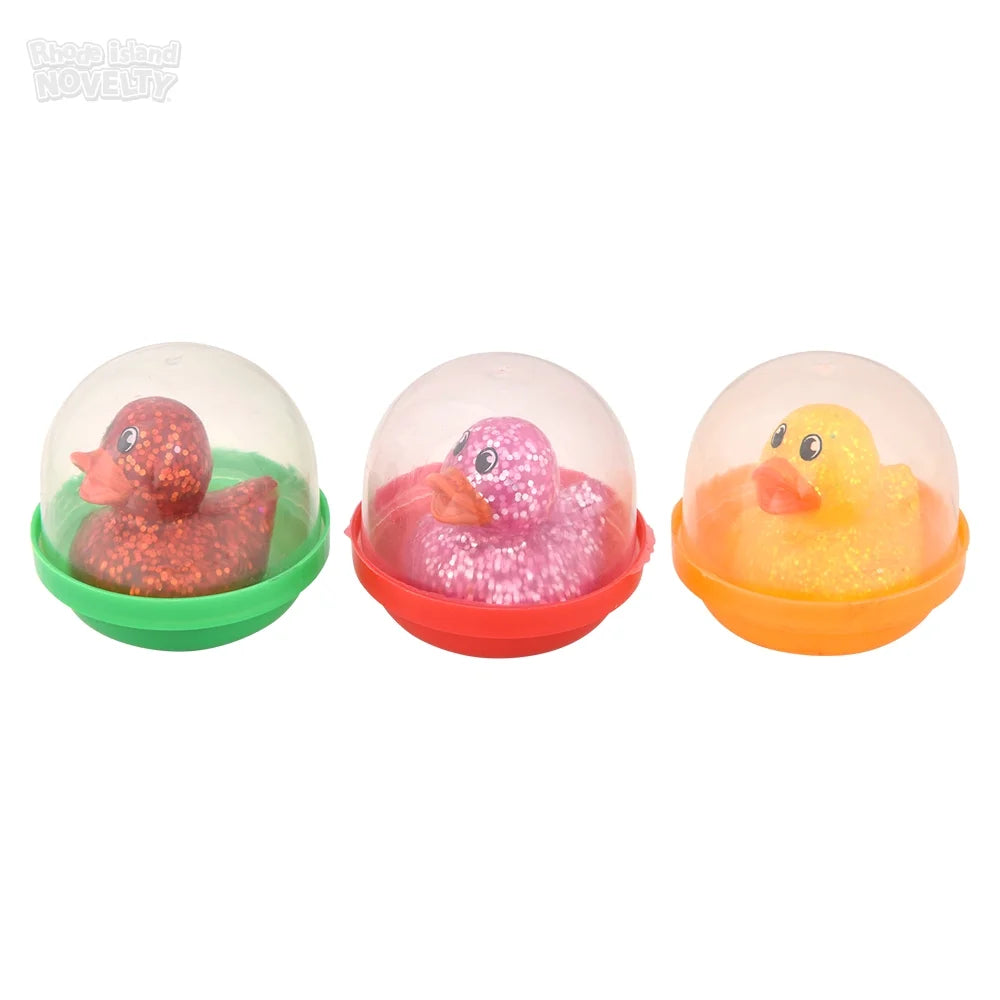 Rubber Glitter Duckling 2" Capsules