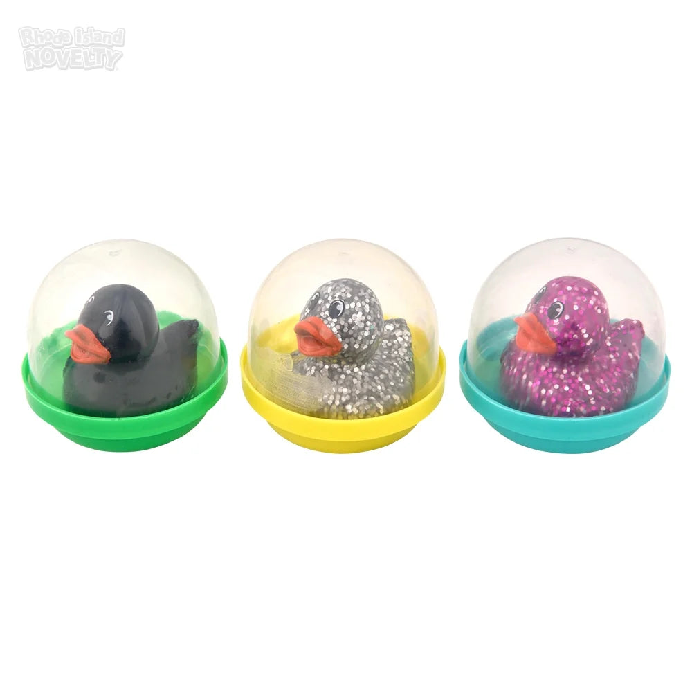 Rubber Glitter Duckling 2" Capsules