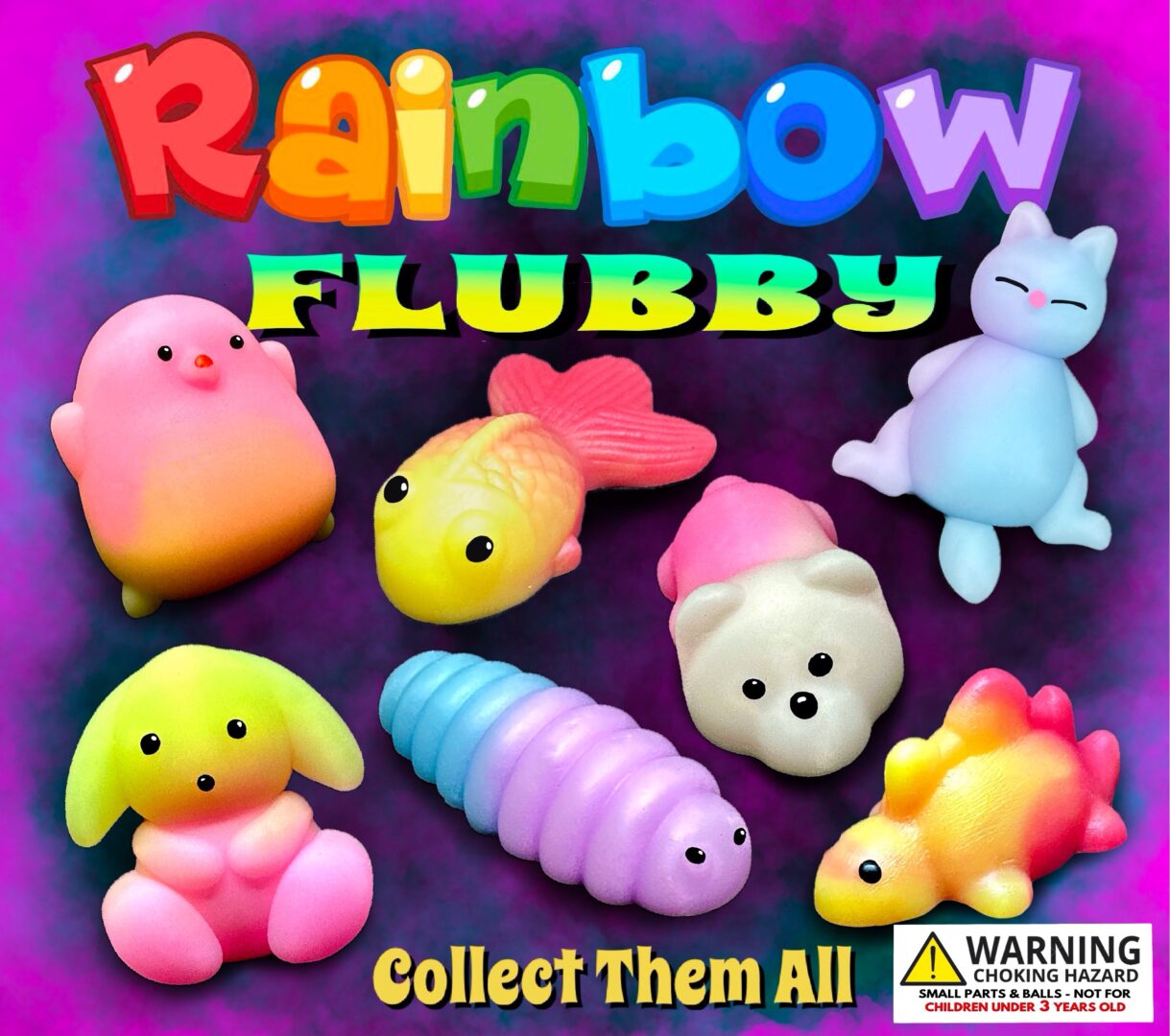 Rainbow Flubby 2" Capsules Product Image