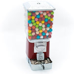 Rhino Pro Metal Red Vending Machine with Gumball Wheel & Cash Box - 25 Cent Product Image