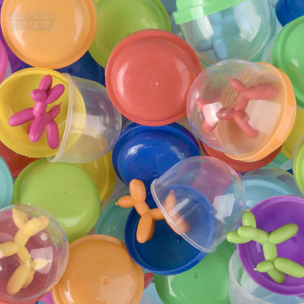 Mini Balloon Dog Squeezy Figurines 2" Capsules
