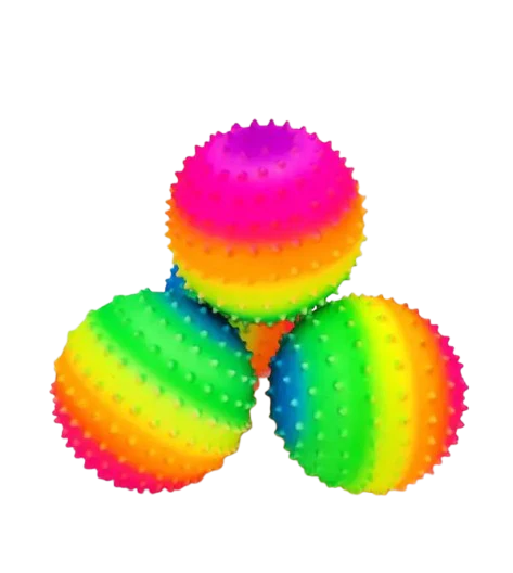 Rainbow Knobby Balls 6.5″ Mix (150ct.)