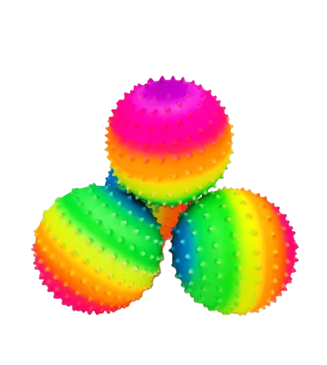 Rainbow Knobby Balls 5″ Mix (150ct.)