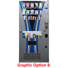 Seaga Quick break QB 4000 Combo Combination Snack Candy and Drink vending Machine Product Image Graphic Option B Front View