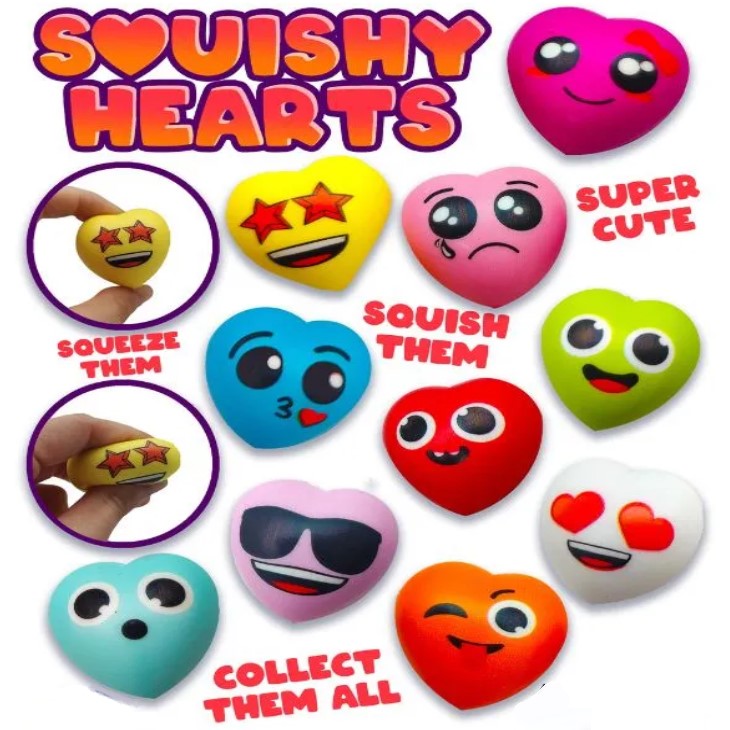 Squishy Hearts 2" Capsules