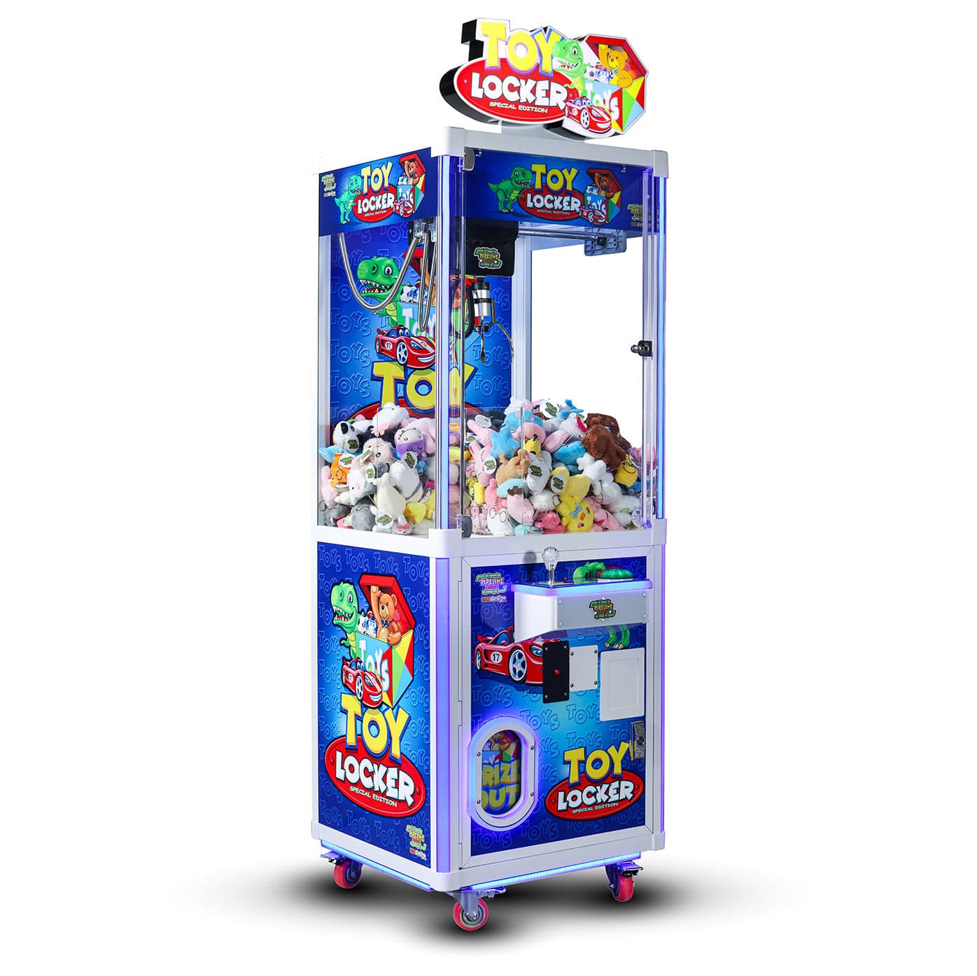 Toy Locker SE 24" Crane Machine Left Angle Product Image