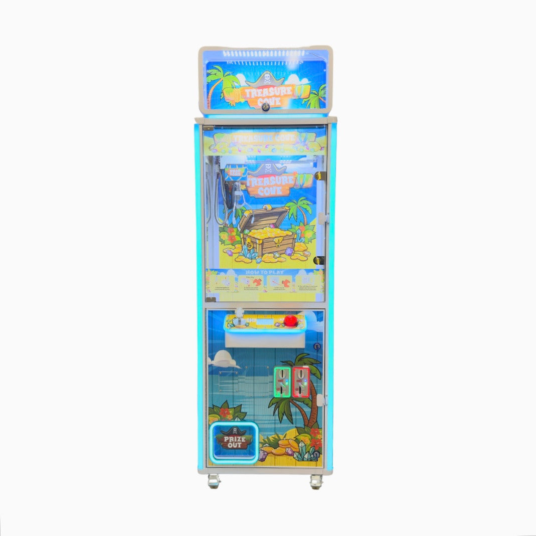 Treasure Cove Mega Treasure 22" Claw Crane Machine Product Image Front View