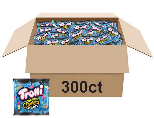 Trolli Sour Brite Crawlers Gummy Worms Bulk Box (300 ct.) Product image