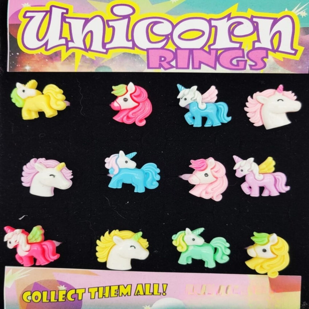 display card for unicorn rings